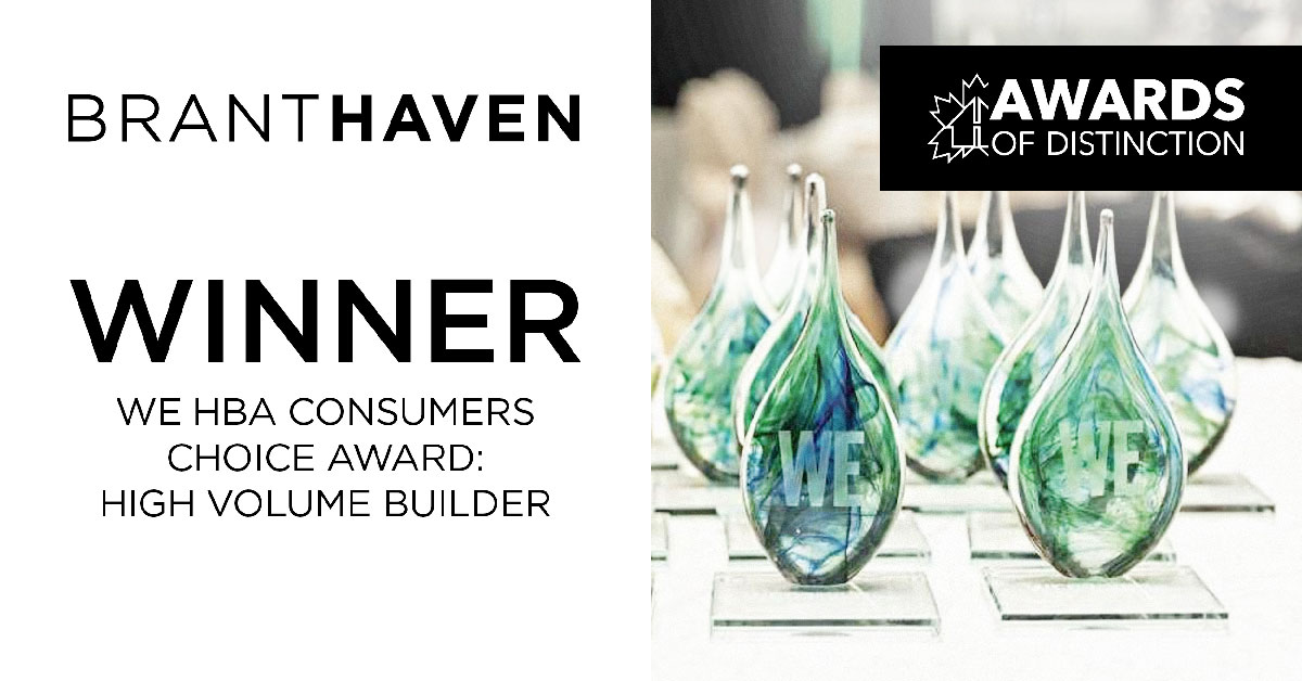 Text: Branthaven Winner WEBA Consumers Choice Award