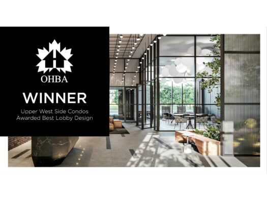 OHBA Winner - Upper West Side Condos Awarded Best Lobby Design (Rectangle)